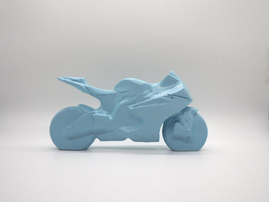 Motorradmodell - Babyblau