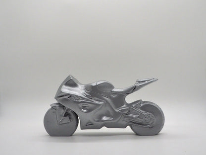 Motorradmodell - Metallic/Silber