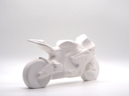 Motorradmodell - Weiß