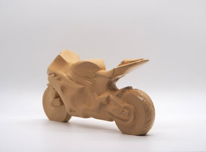 Motorradmodell - Beige